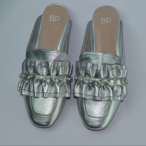 BP. Mandy Ruffle Loafer Mule